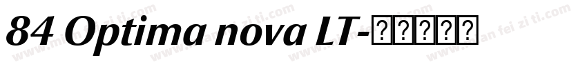 84 Optima nova LT字体转换